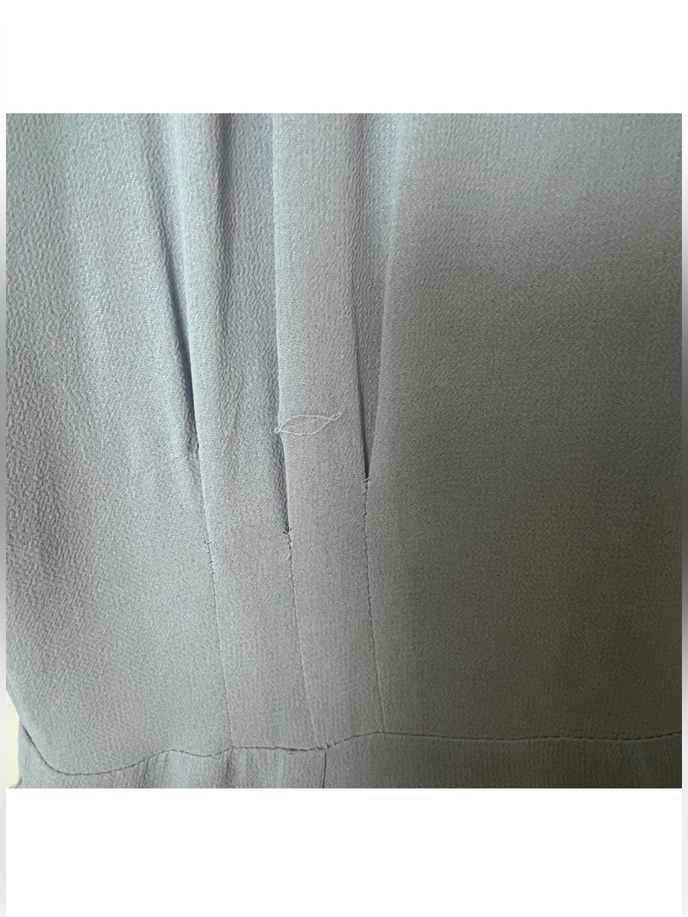 Reformation Light Blue Wrap Midi Dress - Picture 9 of 9